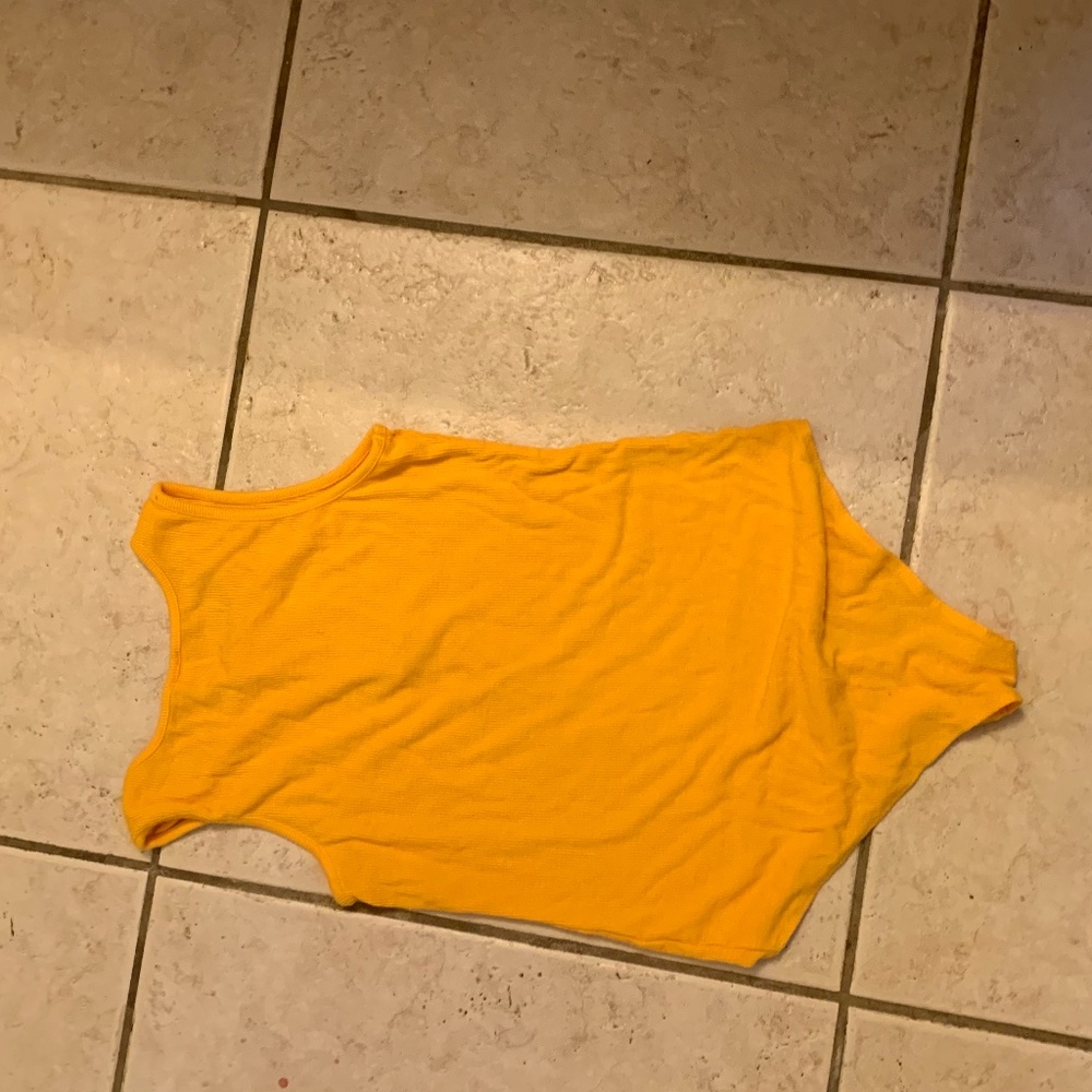 Yellow bodysuit
